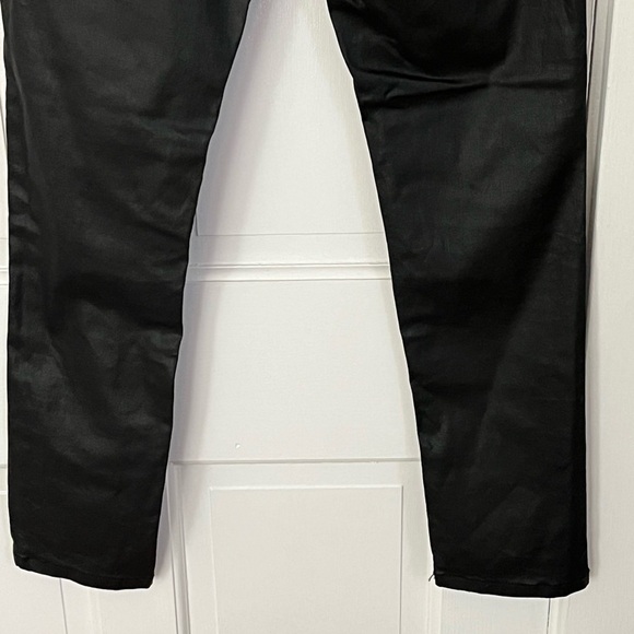 Opus Emily Refined Coated Black Jeans Skinny Fit Size Euro 36 US 6 Chic Moto - Picture 10 of 16